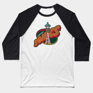 Retro Seattle Sonic Baseball T-Shirt